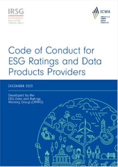 DRWG Code of Conduct for ESG Ratings and Data Products Providers December 2023