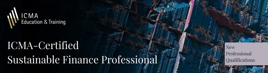 ICMA-Certified Sustainable Finance Professional banner